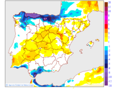 Variacin das temperaturas mximas respecto ao da anterior