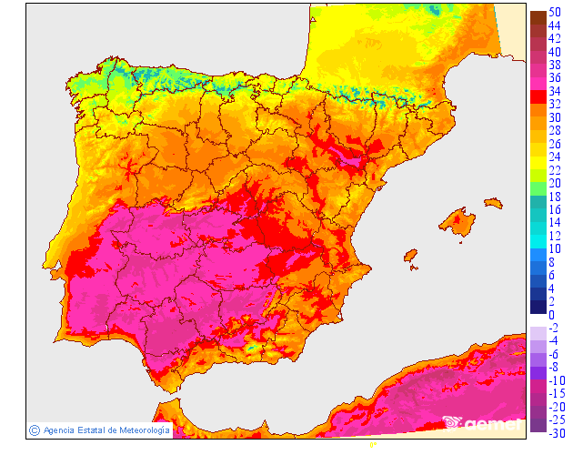 Temperaturas mximas