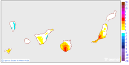 Variacin das temperaturas mximas respecto ao da anterior
