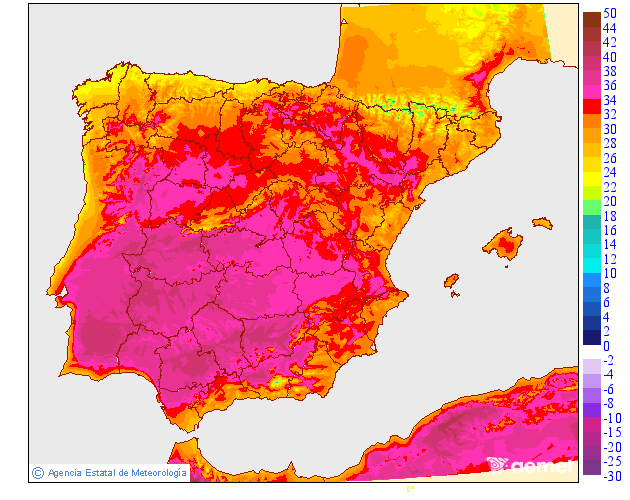 Temperaturas mximas