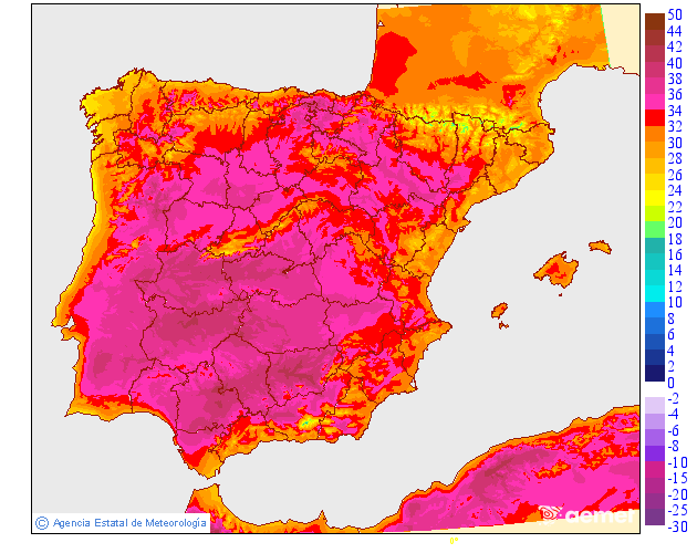 Temperaturas mximas