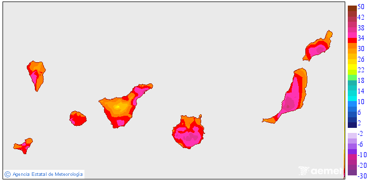 Temperatures mximes