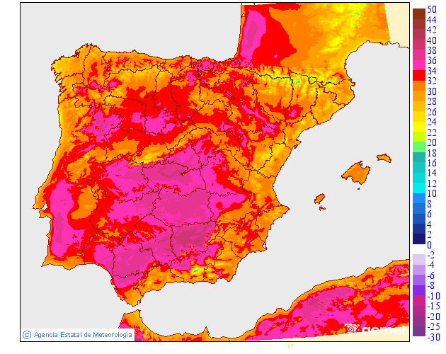 Temperaturas mximas
