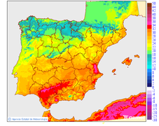 Maximum temperatures for the day after tomorrow in the Canary Islands