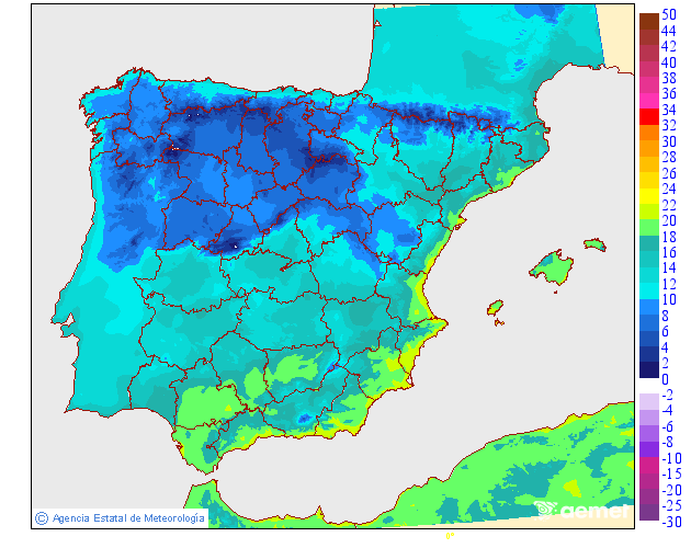 Temperaturas mnimas