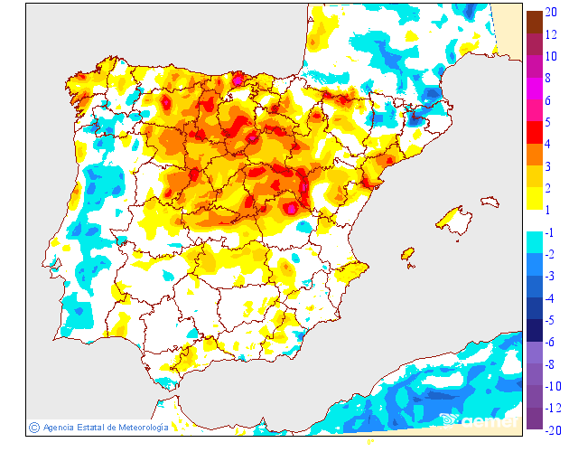 Mapa de Temperaturas - AEMET