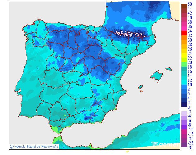 Temperatures mnimes