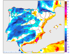Variation des tempratures maximales par rapport au jour prcdent