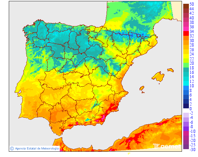 Temperaturas mximas