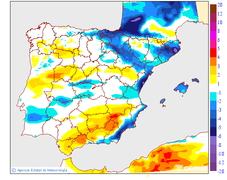 Variacin de las temperaturas mximas respecto al da anterior