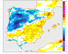 Variacin de las temperaturas mximas respecto al da anterior