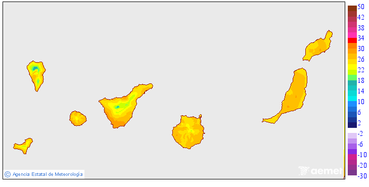 Temperaturas mximas