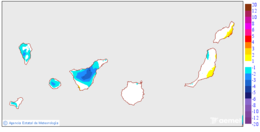 Variacin de las temperaturas mximas respecto al da anterior