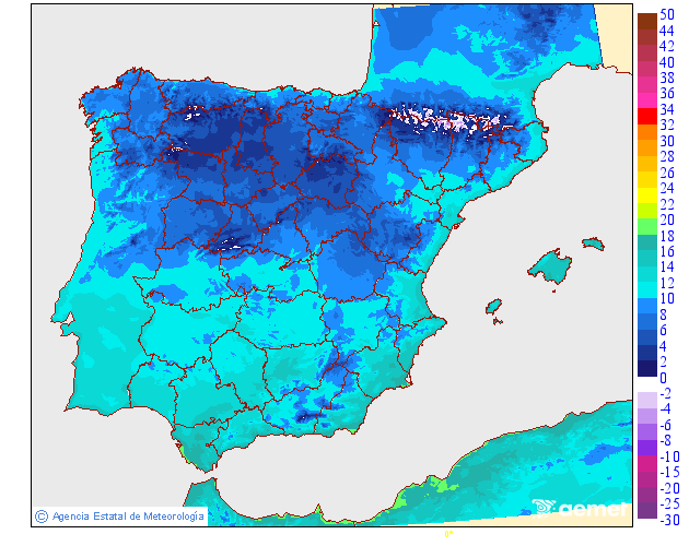 Tempratures minimales