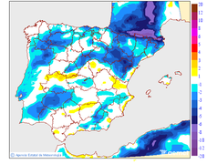 Variation des tempratures maximales par rapport au jour prcdent