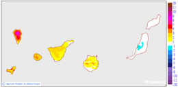 Variacin das temperaturas mnimas respecto ao da anterior