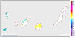 Variation des tempratures minimales par rapport au jour prcdent