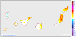 Variation des tempratures maximales par rapport au jour prcdent