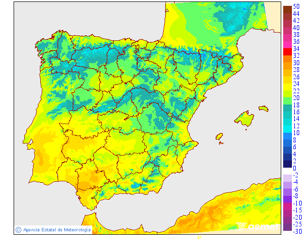 Tempratures maximales