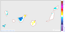 Variation des tempratures minimales par rapport au jour prcdent