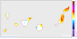 Variation des tempratures maximales par rapport au jour prcdent
