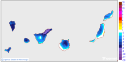 Variation des tempratures maximales par rapport au jour prcdent