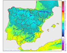 Maximum temperatures for the day after tomorrow in the Canary Islands