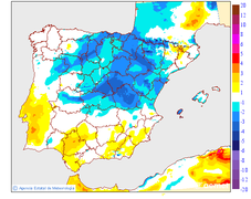 Variacin de las temperaturas mximas respecto al da anterior