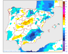 Variaci de les temperatures mximes respecte al dia anterior