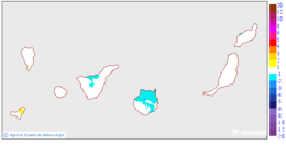 Variacin de las temperaturas mximas respecto al da anterior