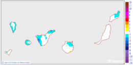 Variacin de las temperaturas mximas respecto al da anterior
