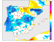 Tenperatura maximoen aldaketa aurreko egunarekiko