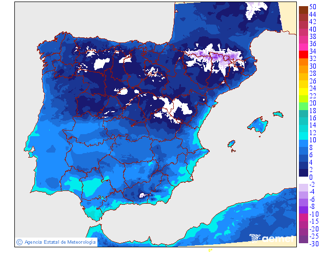Temperatures mnimes