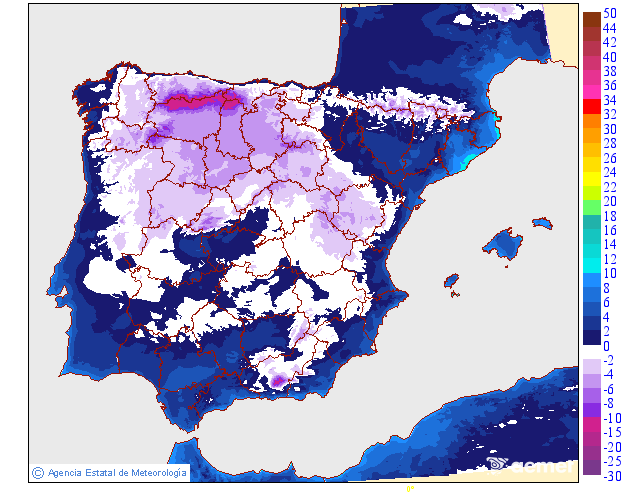 Temperaturas m�nimas