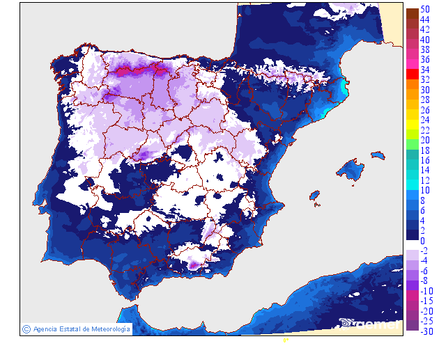 Temperatures m�nimes