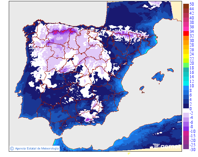 Temperaturas m�nimas