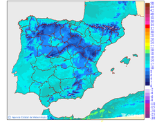 Maximum temperatures for tomorrow in the Peninsula and Balearic Islands