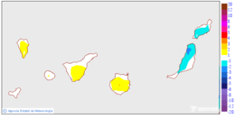 Variation des temp�ratures minimales par rapport au jour pr�c�dent