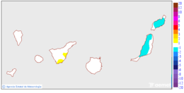 Variaci� de les temperatures m�nimes respecte al dia anterior