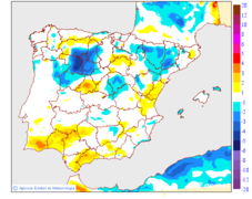 Variation des temp�ratures maximales par rapport au jour pr�c�dent