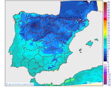 Maximum temperatures