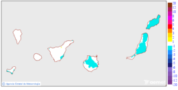 Variaci� de les temperatures m�nimes respecte al dia anterior