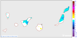 Variaci� de les temperatures m�ximes respecte al dia anterior