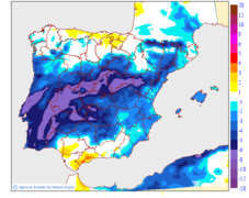 Variaci� de les temperatures m�ximes respecte al dia anterior