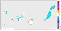 Variation des temp�ratures minimales par rapport au jour pr�c�dent