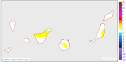 Variaci�n de las temperaturas m�ximas respecto al d�a anterior