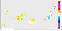 Variaci�n das temperaturas m�ximas respecto ao d�a anterior