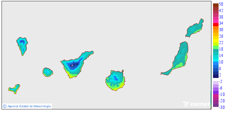 Temperaturas m�ximas