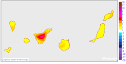 Variaci�n das temperaturas m�ximas respecto ao d�a anterior