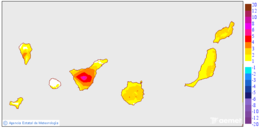 Variaci� de les temperatures m�ximes respecte al dia anterior